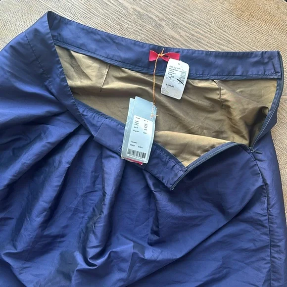 Lavia 18 navy blue pleated skirt - Picture 3 of 4